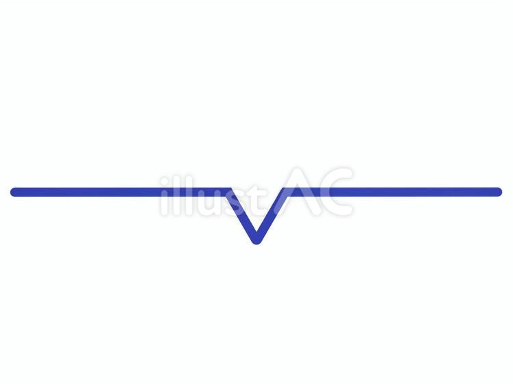 吹き出ししっぽパーツ1（青） 吹き出し,しっぽ,矢印のイラスト素材