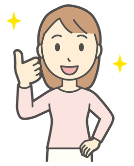  ロングヘア女性-372-バスト