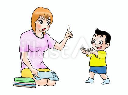 コラッ、それは感触遊びじゃないよ