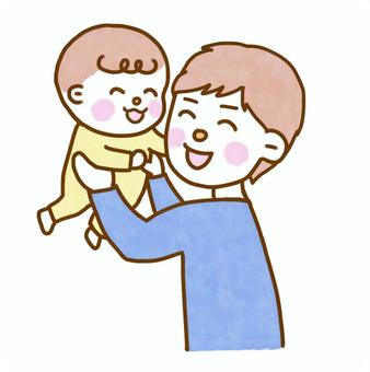 부모와 자식(아기와 아빠), JPG 및 PNG 부모와 자식(아기와 아빠), 친자, 아기, 아빠, JPG 및 PNG