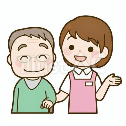 介護士とおじいちゃん