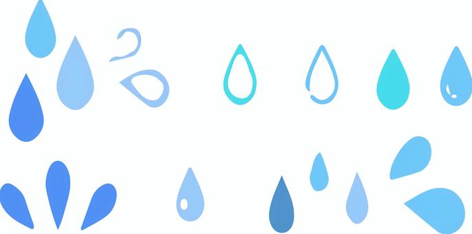 しずく型イラスト 無料イラストなら イラストac