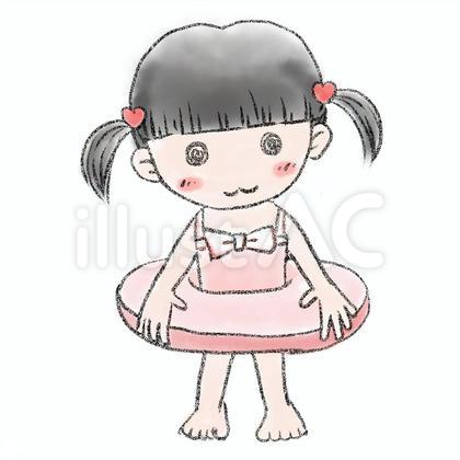 浮き輪 女の子結