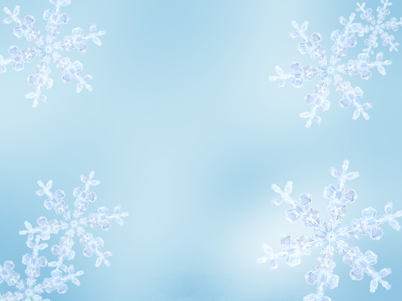 雪の結晶の壁紙イラスト
