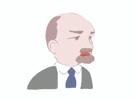 レーニン レーニン,ウラジーミル・レーニン,ソ連,ロシア,ロシア革命,共産主義,社会主義,ソビエト連邦,世界史,偉人のイラスト素材