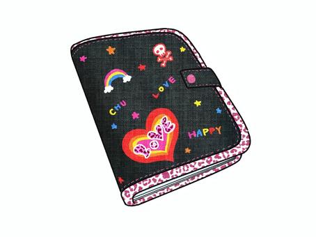 シール帳 シール帳 シール帳,平成,ワッペン,手帳,懐かしい,シール交換,本,ハート,星,ヒョウ柄のイラスト素材