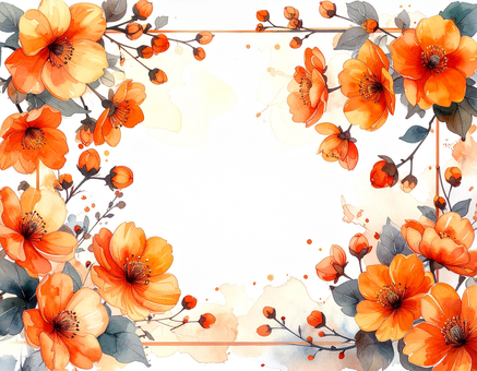 花のフレーム