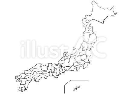 日本地図マップ地方北海道沖縄学校プリント