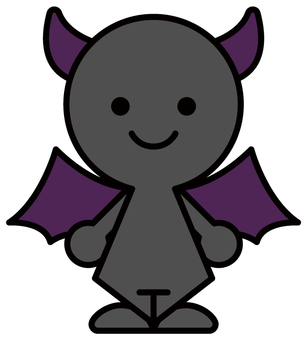 悪魔 悪魔,ハロウィン,モンスター,怪物,西洋妖怪,魔界,魔物,羽,地獄,死神のイラスト素材