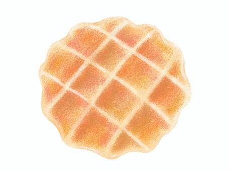 プレーンワッフル ワッフル,スイーツ,お菓子,デザート,洋菓子,焼菓子,食べ物,おやつ,カフェ,ベルギーワッフルのイラスト素材