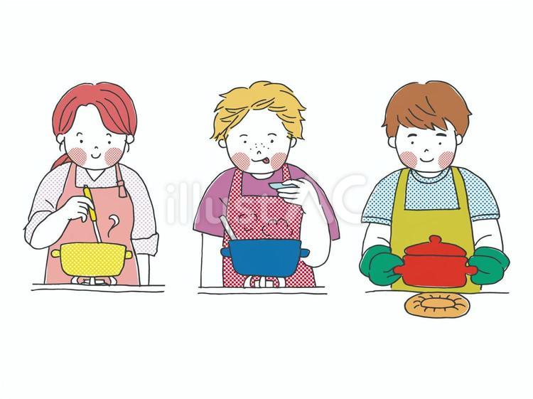 料理【80sTASTE_160】 料理,クッキング,料理教室のイラスト素材