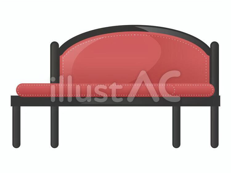 アンティーク　ソファ アンティーク,ソファ,クッションのイラスト素材