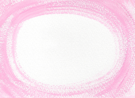 かすれた筆の丸いピンク枠 枠,フレーム,背景,手描き,手書き,筆,毛筆,筆書き,クレヨン,かすれのイラスト素材