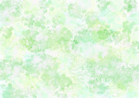 緑色　新緑イメージ　水彩風背景 水彩,ムラ,緑,黄緑,新緑,背景,壁紙,淡い,パステルカラー,お洒落のイラスト素材