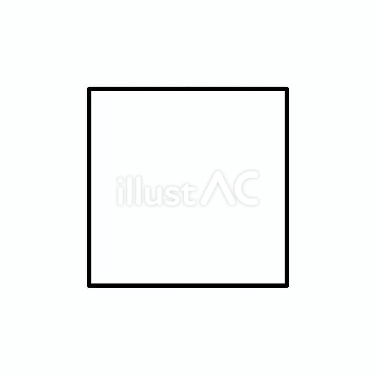 四角形のわく 四角形,枠,デザインのイラスト素材