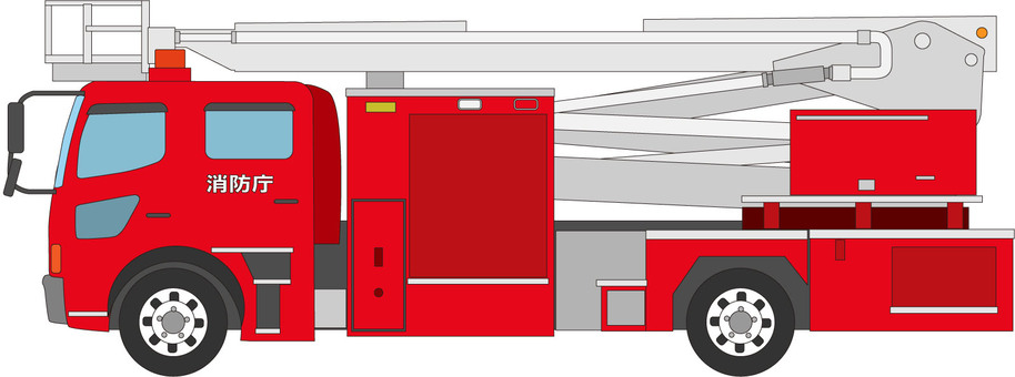 Ladder car trimming, JPG, PNG and AI Ladder car trimming, ladder car, fire, special vehicle, JPG, PNG and AI