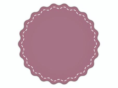 モーブピンクの波型フレーム モーブ,ピンク,波型,フレーム,くすみカラー,背景,落ち着いた,上品,かわいい,優しいのイラスト素材