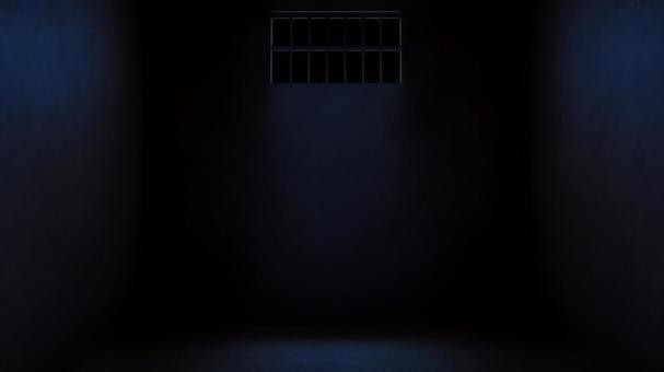 暗い牢屋 牢獄,部屋,牢屋,背景,風景,景色,ファンタジー,風景画,ダンジョン,暗いのイラスト素材