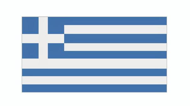 国旗②　ギリシャ 国旗,ギリシャ,旗,アイコン,挿絵,ワンポイント,あしらい,国,社会,資料のイラスト素材