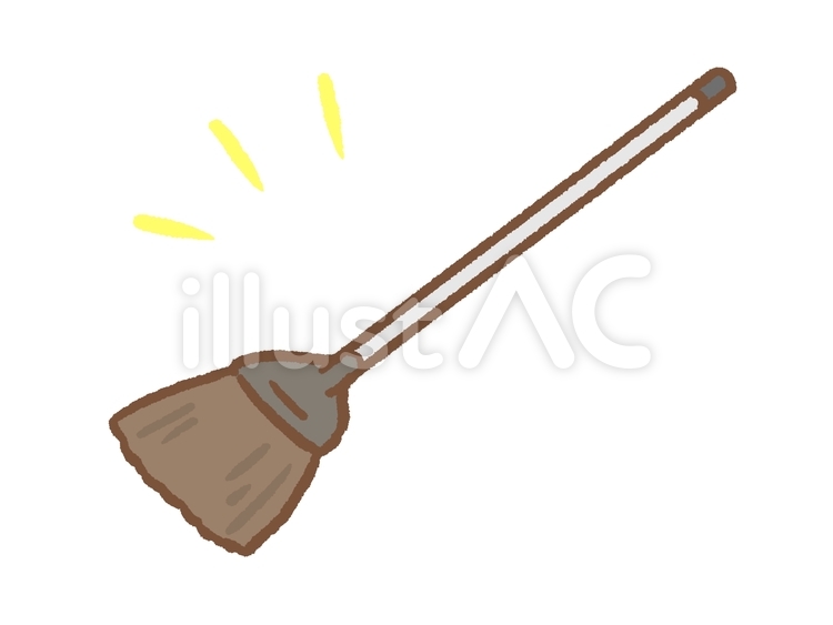 ほうき ほうき,掃除,清潔のイラスト素材