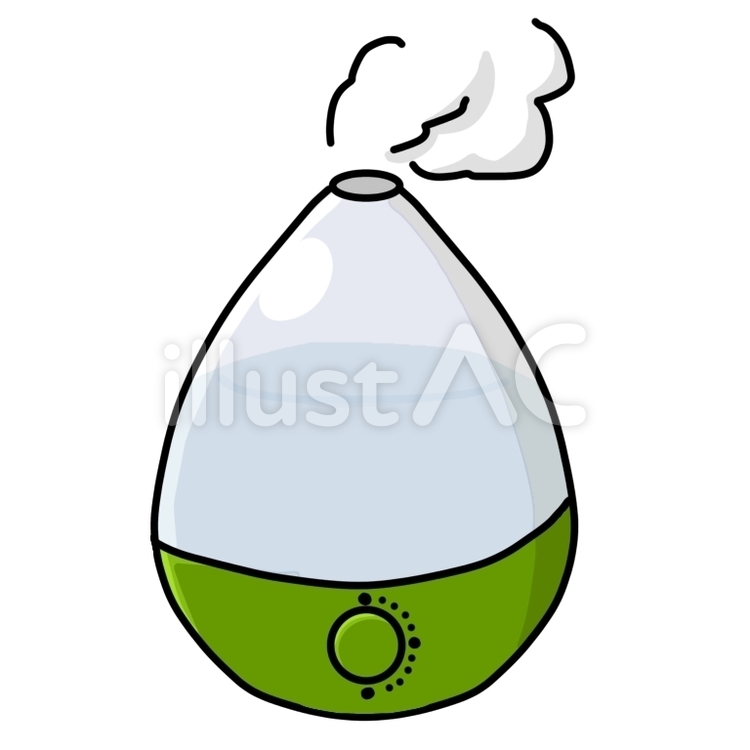 加湿器のイラスト 加湿器,加湿,湿度のイラスト素材