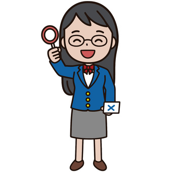 行動する人物 マル,成功,ok,達成,合格,笑顔,女子高生,制服,高校,中学のイラスト素材