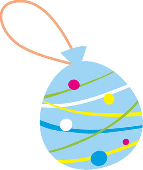 水色のヨーヨー ヨーヨー,水風船,夏,お祭り,夏祭り,ヨーヨーすくい,ヨーヨー釣り,縁日,出店,夜店のイラスト素材