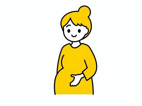 お母さん・妊婦02 人物,女性,お母さんのイラスト素材