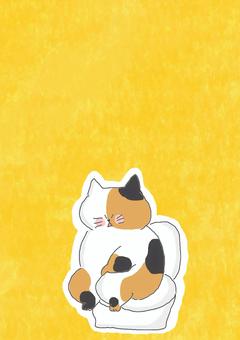 トイレに座る三毛猫ちゃん トイレに座る三毛猫ちゃん かわいい,トイレ,生活,生活習慣,座る,ねこ,三毛猫,動物,いきもの,ペットのイラスト素材