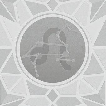 シームレスなモザイク獅子座　ｐ エンボス 獅子座,しし座,星占い,ホロスコープ,占星術,12星座,宇宙,天体,天文,ギリシャ神話のイラスト素材