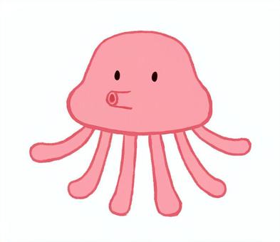 タコ星人 タコ星人,宇宙人,未確認生物,かわいい,タコ,イラストのイラスト素材