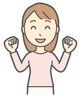  ロングヘア女性-234-バスト