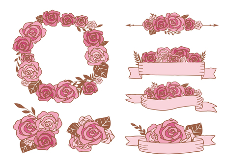 Illustration, rose, flower, plant, 