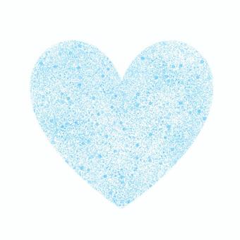 Sputtering Heart Blue 2, sputtering, foggy, heart, JPG and PNG