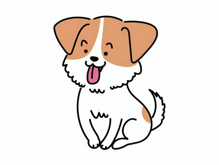 Illustration, jack russell terrier, a asu, linggih, 