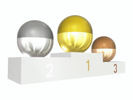 ガチャと表彰台 ガチャ,表彰台,カプセルトイ,結果発表,順位,表彰,ランキングのイラスト素材