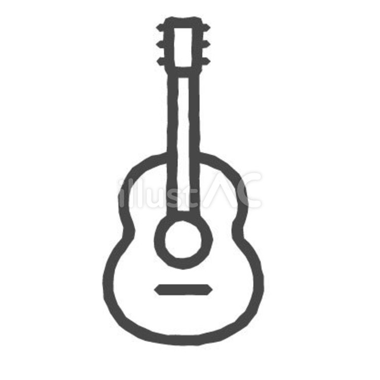ギター　アイコン ギター,弦楽器,アイコンのイラスト素材