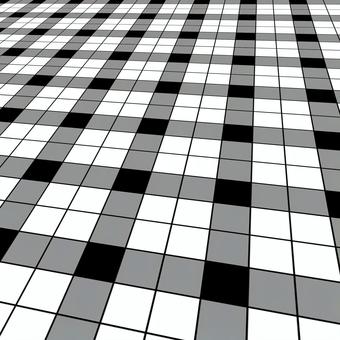 チェック遠近 チェック,柄,四角,並ぶ,グレー,濃淡,シンプル,背景,遠近のイラスト素材
