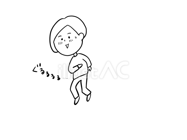 Free Vectors | Bob Girl is hungry (line drawing)