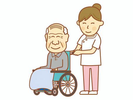 Illustration, care, long-term care staff, care staff, 