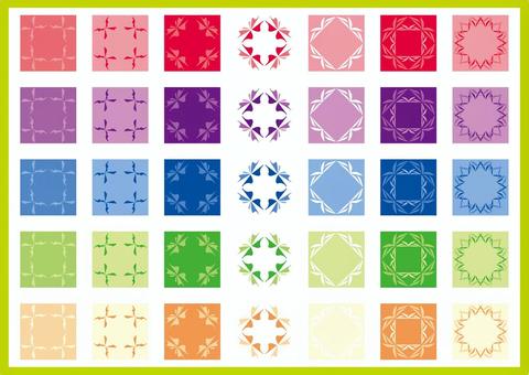 スウォッチパターン-107 スウォッチ,テクスチャ,背景,壁紙,パターン,模様,柄,枠,飾り,装飾のイラスト素材