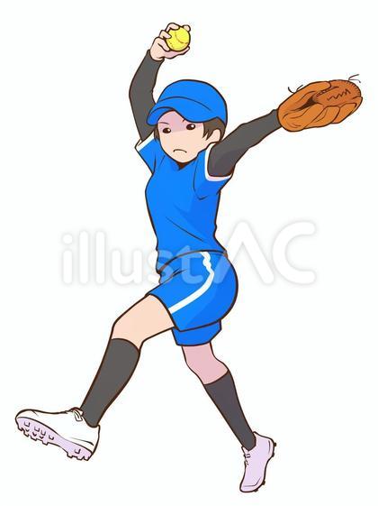 ソフトボール ver.青