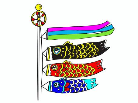 Carp streamer, carp streamer, boys' festival, may, JPG and PNG