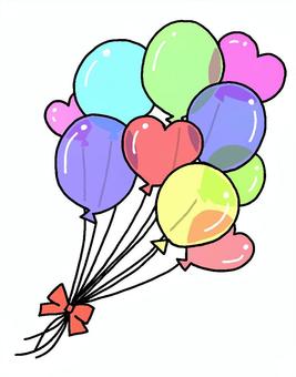 Bundle of balloons 2 (skeleton), JPG and PNG Bundle of balloons 2 (skeleton), balloon, bundle, party, JPG and PNG