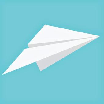 紙飛行機_3 紙飛行機_3 紙飛行機,折り紙,ペーパークラフト,飛行,上昇,翼,アイコン,ワンポイント,挿し絵,白のイラスト素材