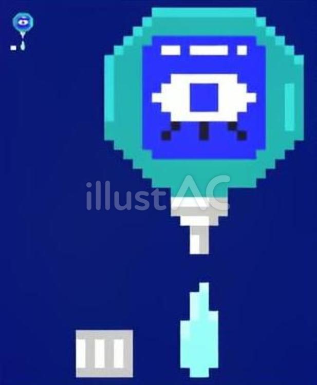 目薬のドット絵 目薬,薬品,液体のイラスト素材