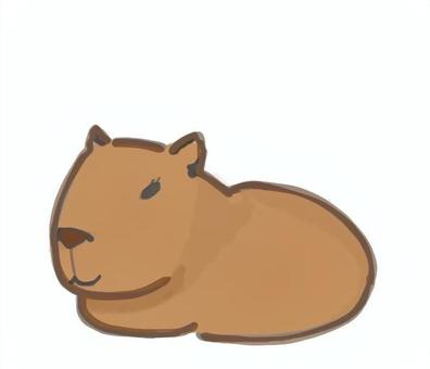 カピバラ シンプル
