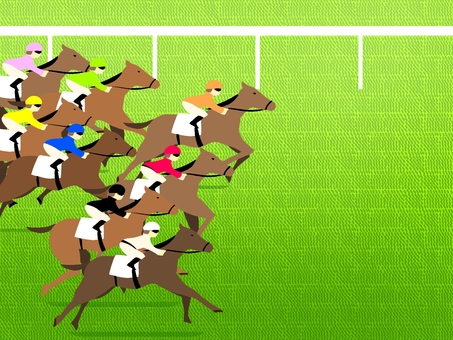 ダービー 競馬,ダービー,競馬場,サラブレッド,馬,競技馬,ジョッキー,背景,jra,中央競馬のイラスト素材