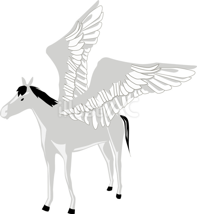 ペガサス　 ペガサス,羽,馬のイラスト素材