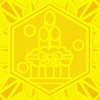 シームレスなモザイク　門松　o  門松,正月飾り,装飾のイラスト素材